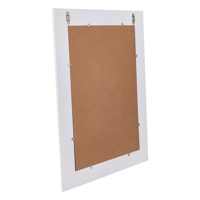 McBain Wood Flat Wall Mirror