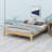 Wood Platform Bed Frame, With Wood Slat Support-2017489981