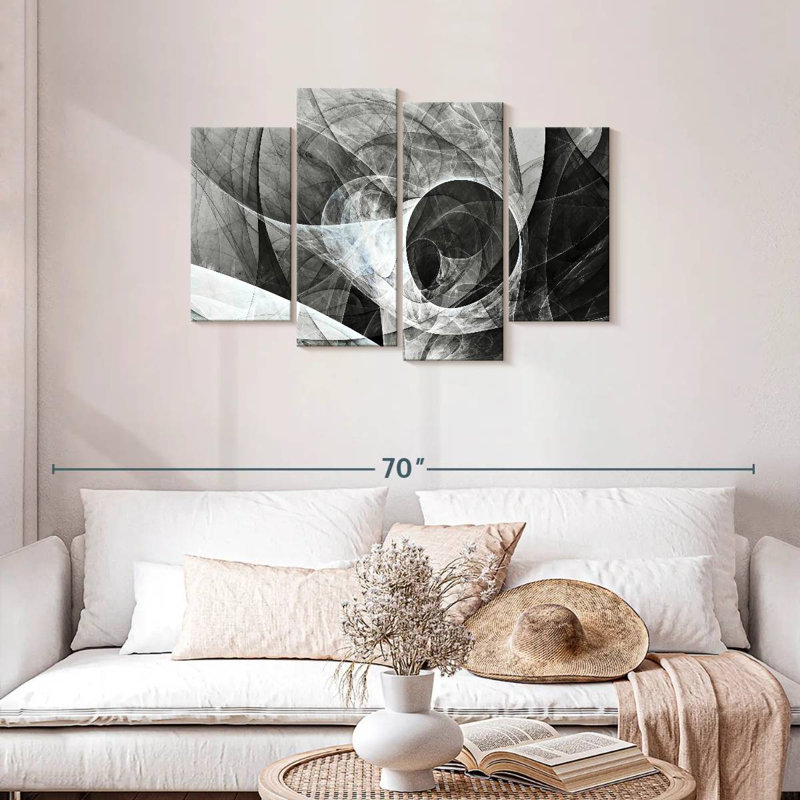 Avery Grunge Dynamic Abstract, 27" H x 43" W