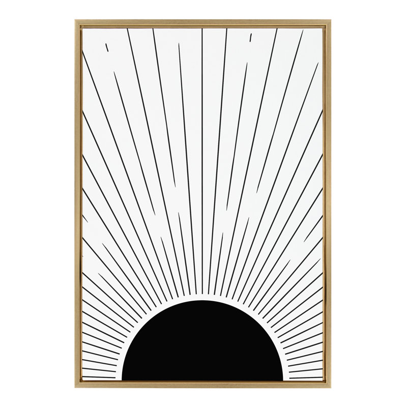 «Mid 3» par Jake Goossen, reproduction d'art sur toile encadrée