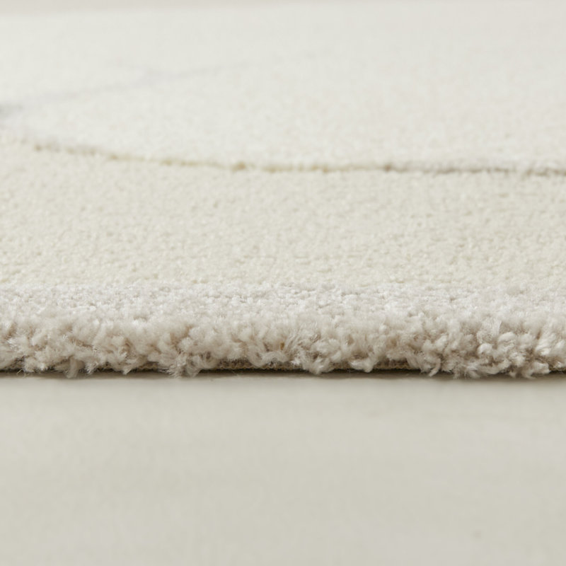 Tapis crème Aldora, Rectangle 4 pi 4 po x 6 pi