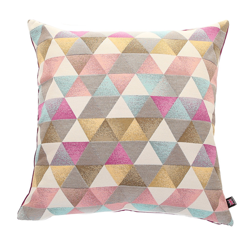 Amaryllis Geometric Square Cushion, Large