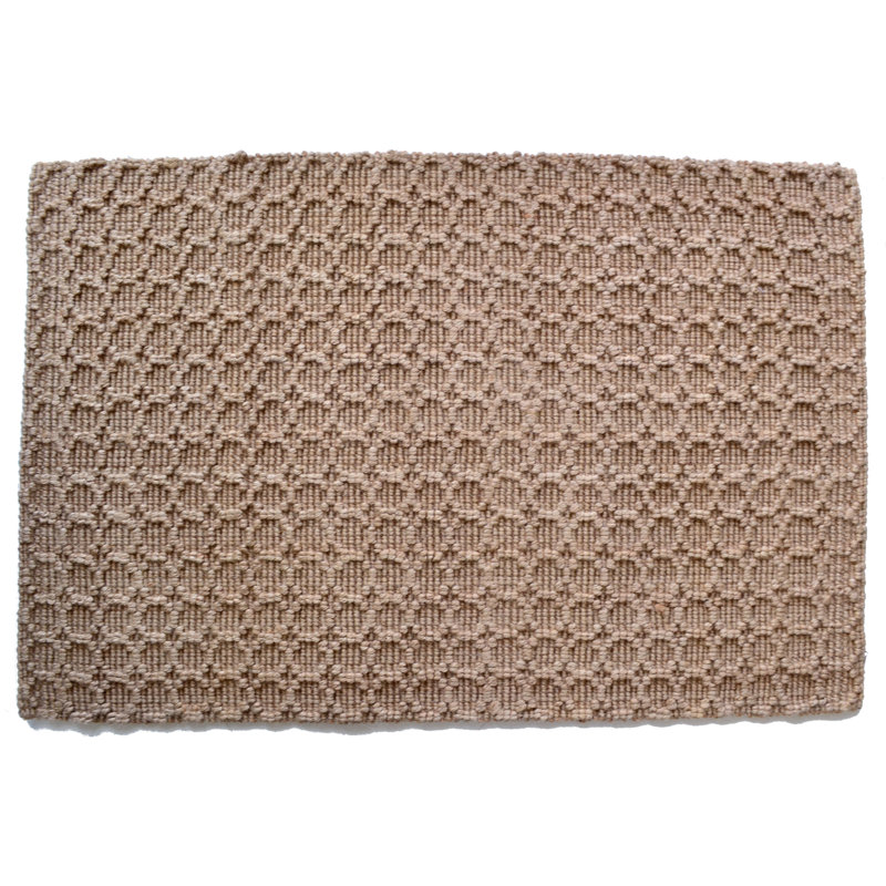 Tapis tissé à la main en jute naturelle 6 pi x 9 pi