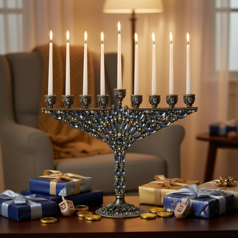 Devora Menorah, Bronze