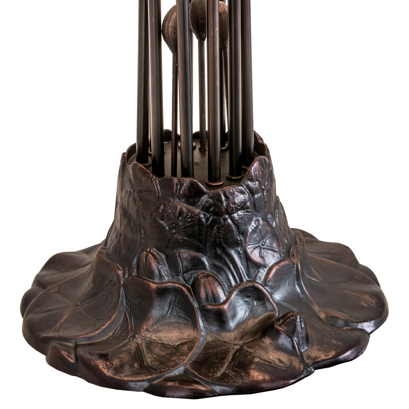 Pond Lily Table Lamp, Pink/White
