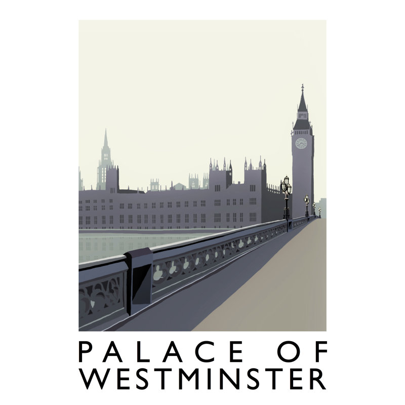 Palace Of Westminster by Richard O'Neil - Print, No Frame, 40 cm H x 30 cm W x 1 cm D