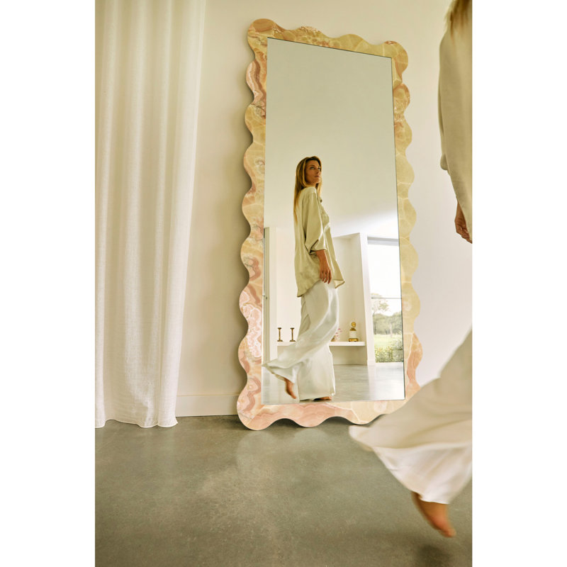 Deniz Rectangle Stone Mirror