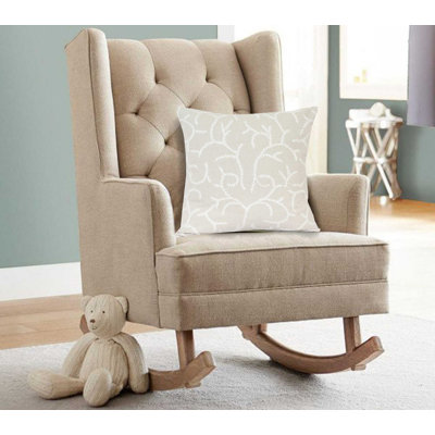 Coussin décoratif beige Nabia