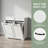 Laundry Cabinet With 2 Removable Liner Bags