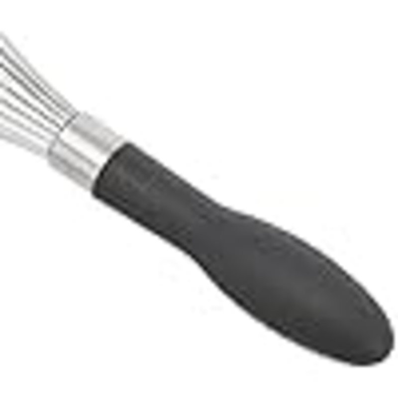 Ensemble de fouets en acier inoxydable pour la cuisson - 3 pièces, noir / argent