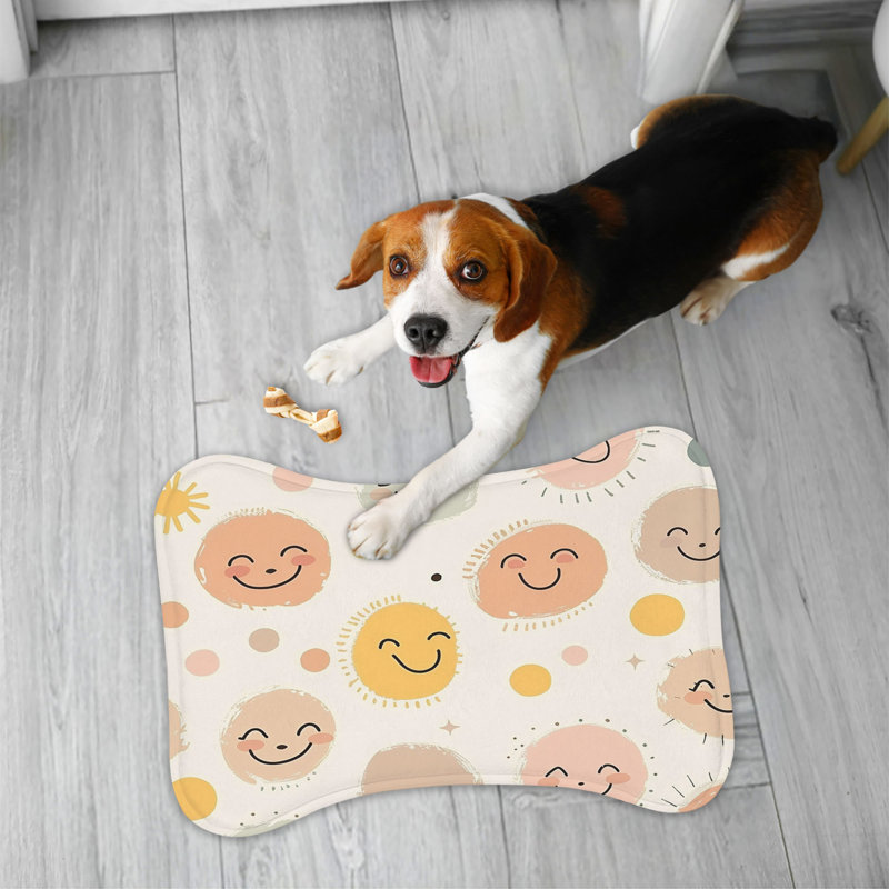 Playful Face Art - Tapis d'alimentation en os 1 pièce