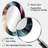 Abstract Spirals In Gold And Purple Tones III - Modern Oval Wall Mirror-568881170