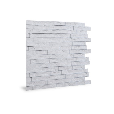 Ledge Stone Brick Design 3D 61cm x 61cm PVC Stone Tile