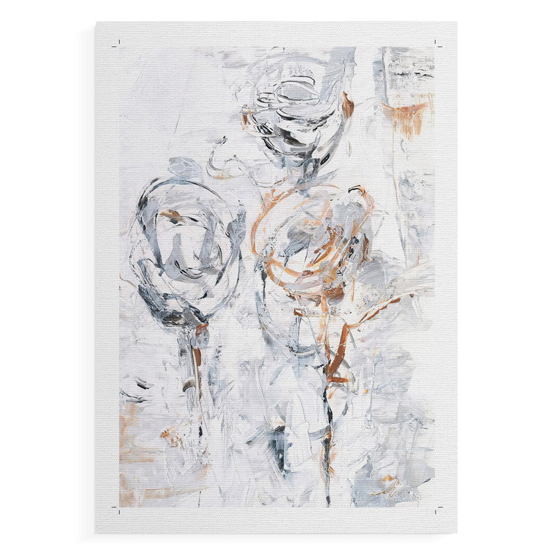 Printemps fleurs sauvages I - Impression sur toile seulement - NON-CADRE, H 48 po x l 32 po