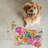 Fall Floral Art - Bone Shape Feeding Mat