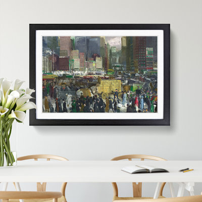 New York by George Bellows - Picture Frame Painting