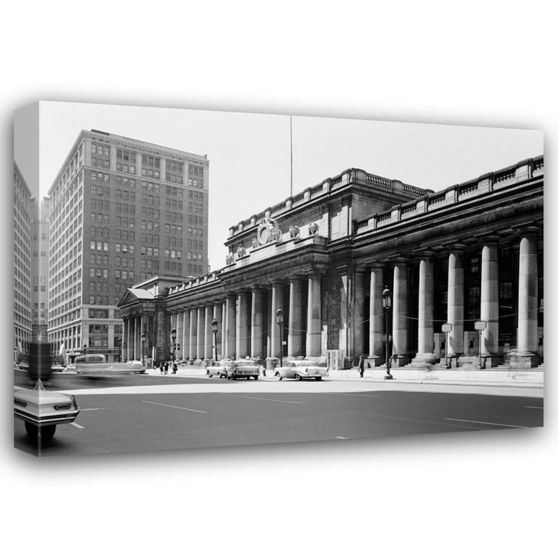 Penn Station, New York - 1960, H 17 po x l 24 po