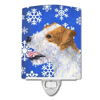 Jack de nuit en céramique winter terrier