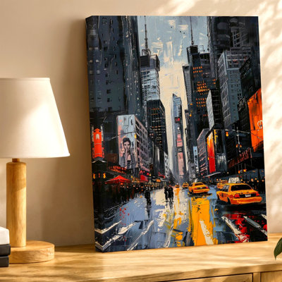 New York City Street, peinture jaune, art urbain, art urbain, art urbain