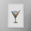 « dirty martini », reproduction d’art encadrée-21728419