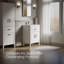 Meuble-lavabo autoportant simple avec lavabo et plateau en quartz Seer-65971700-124966412