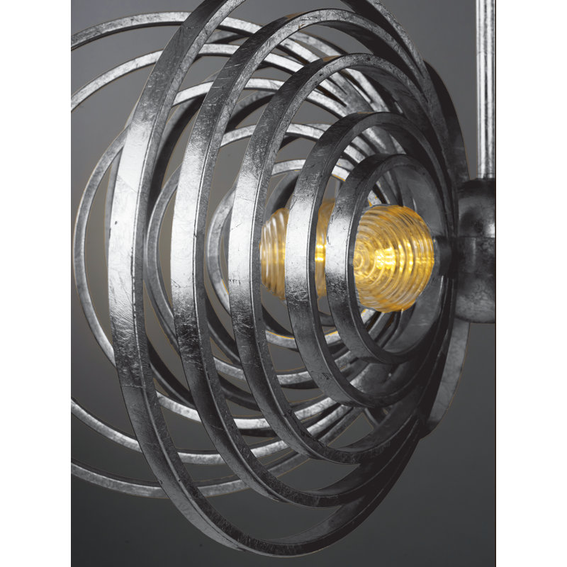 Frequency 7 - Light Chandelier, Silver