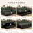Brunella Corduroy Sleeper Sectional-1503454834