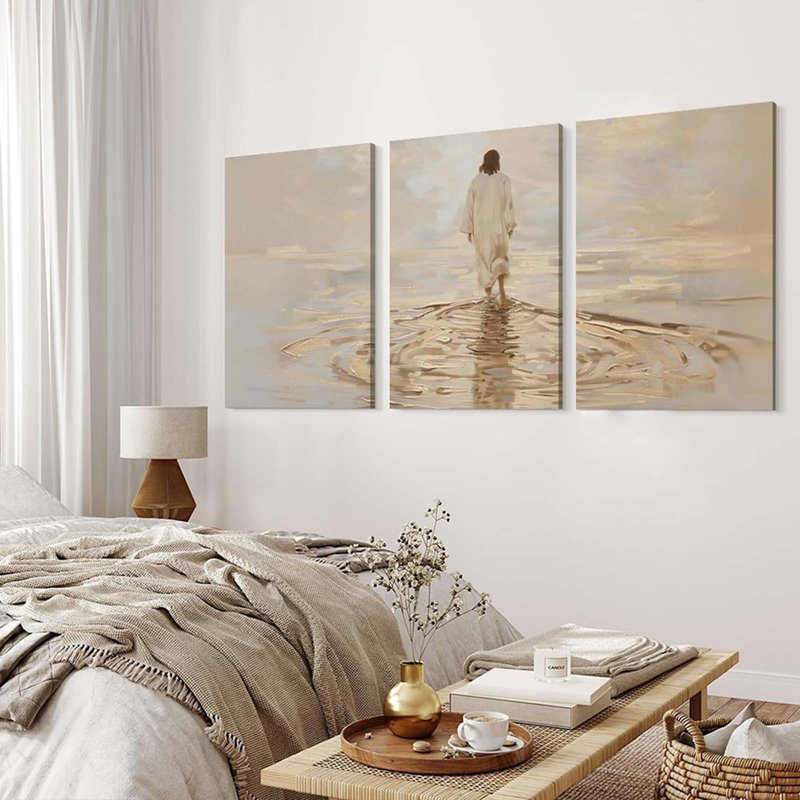 3 Piece Wrapped Canvas Print, 40 cm H x 90 cm W