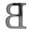 Heurtoir de porte lettre monogramme-15229953-15229954