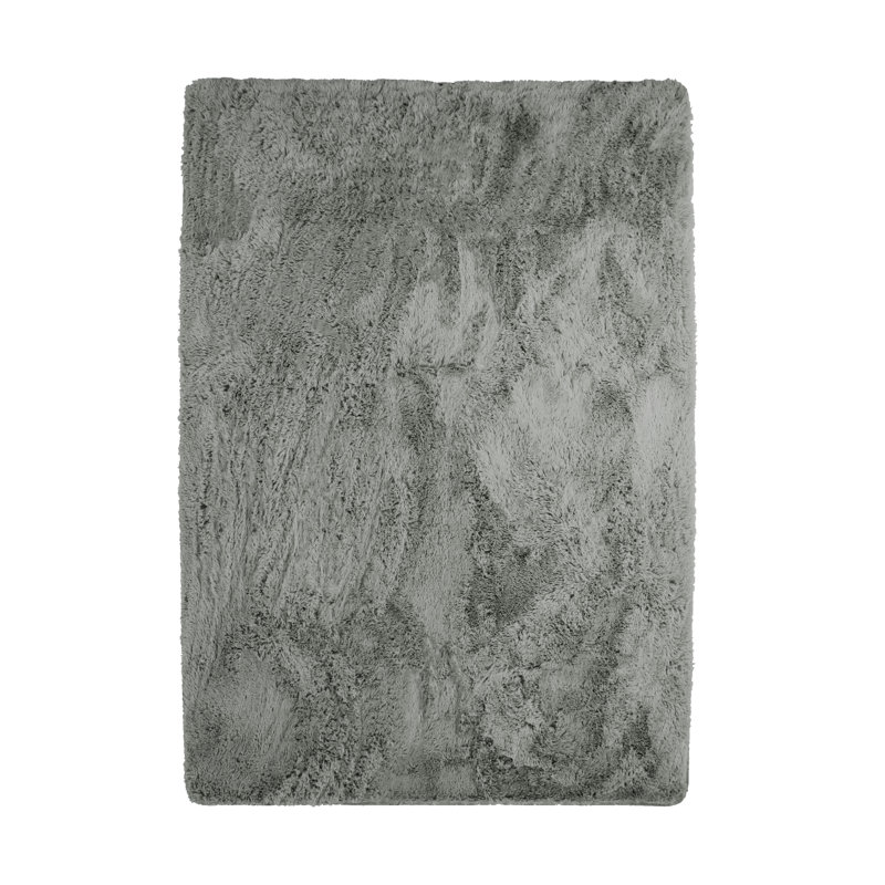 Sebbie Solid Colour Shag Area Rug, Rectangle 225 x 340cm