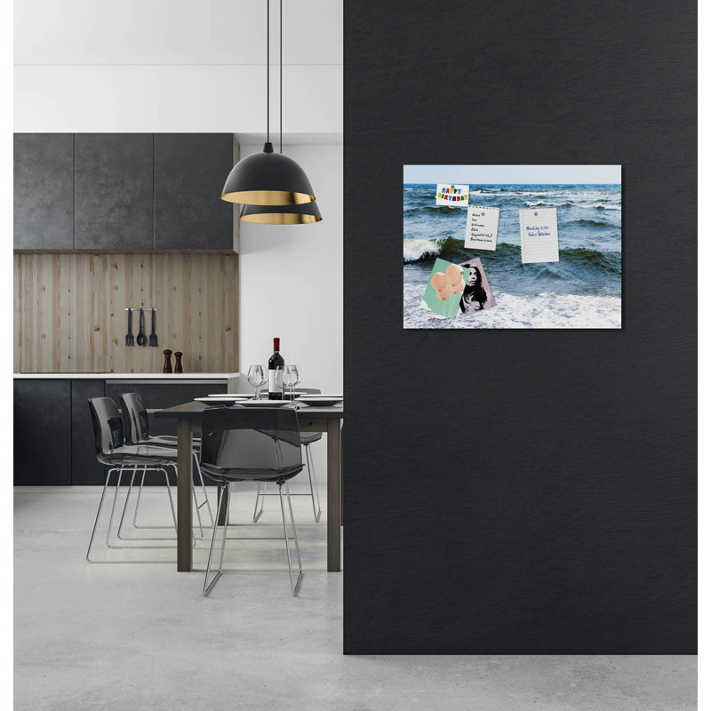 Magnetic Glass Photo Memo Board