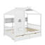 Wooden  House Bed With Drawers-1983416666-1983416669