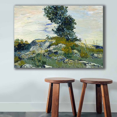 Vincent van Gogh Decorative Canvas Painting, 27.6 x 39.4 inches | 100% Canvas, 100% Wooden Frame (Thickness: 1.1 inches) | Stunning Art for Home Décor, Perfect for Living Room & Office Spaces, Timeless Masterpiece