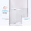 DreamLine Unidoor-X 72 - l 72,5 po x H 72 po sans cadre porte de douche à charnière en nickel brossé - installation murale à gauche-122677474-122677465-17781659