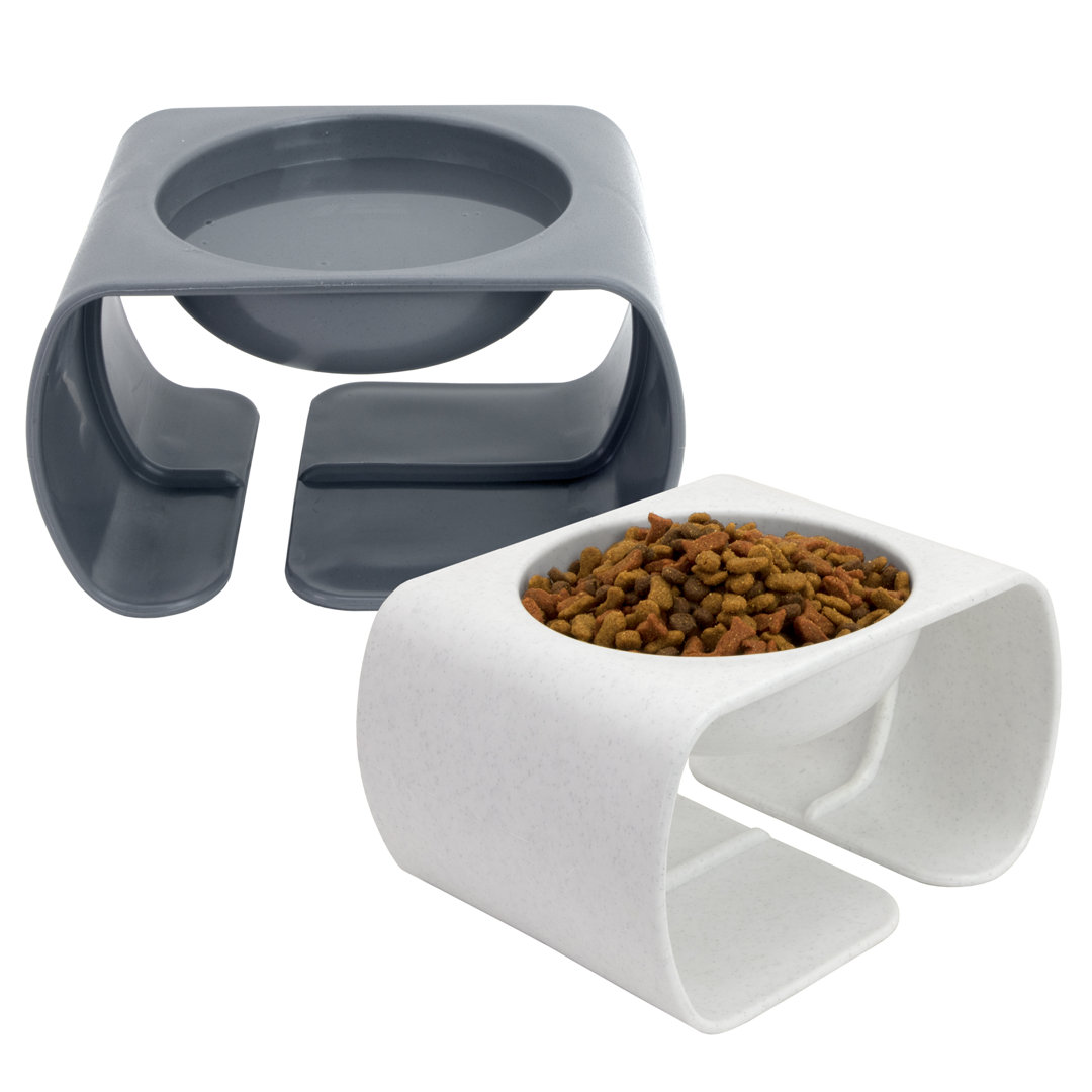 Kitty City Raised Cat Bowl (Set of 2) Kitty City