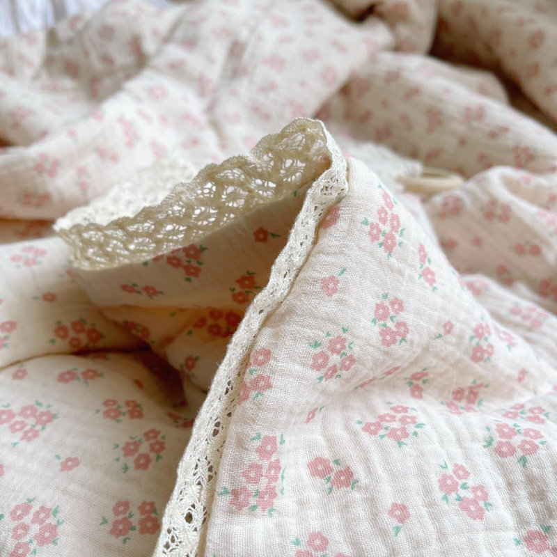 Mignon courtepointe / couverture en coton 2 couches