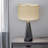 Light Yellow Linen Oval Lamp Shade