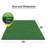 YUNIC Golf Hitting Mat - 5 ft x 5 ft - Premium Artificial Turf Training Mat for Indoor Outdoor Swing Practice