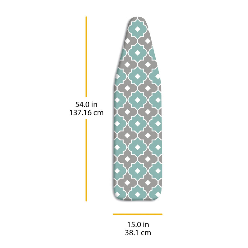 SUPREME COVER & PAD-PARAGON TURQUOISE & GRAY