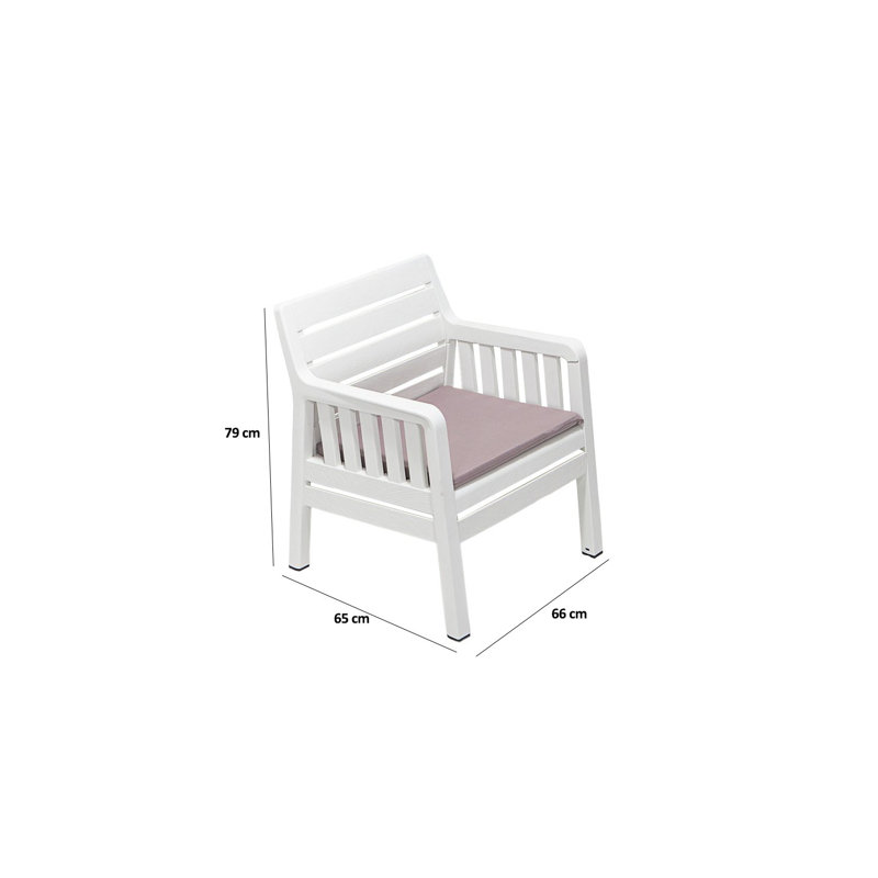 Cardamom 4 - Person Patio Dining Set with Rectangular Table