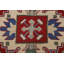 Tapis rouge à motif oriental Kazak