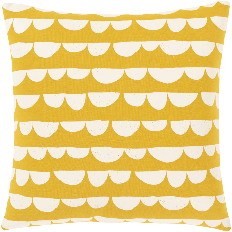 Lachen Square Cotton Pillow Cover & Insert, Down
