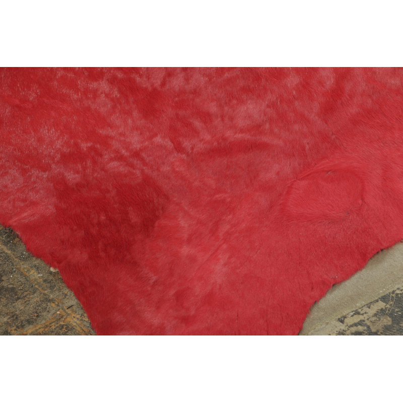 Modern Area Rug, Red, Novelty 7'1" x 8'2"