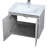 Agostini 24 " W Single Vanity Bathroom Vanity With Resin Top-127505119