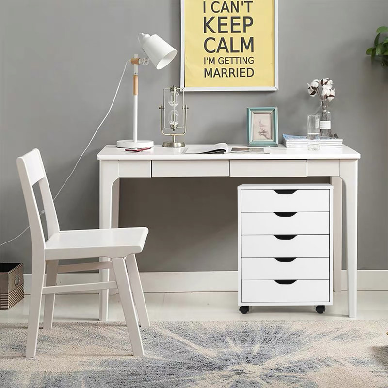 5 Drawer Rolling Storage Chest