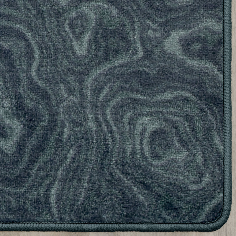 Tapis bleu clair Imagine, Rectangle 10 pi 9 po x 13 pi 2 po