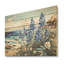 Blue Bonnets On The Beach - Blue Bonnets, art mural sur bois de pin naturel-101401674