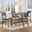 Chaise de comptoir rembourrée Aubrey-371727981-371727980