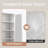 Accent cabinet with double glass doors