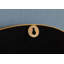 LOS ANGELES Metal Oval Mirror